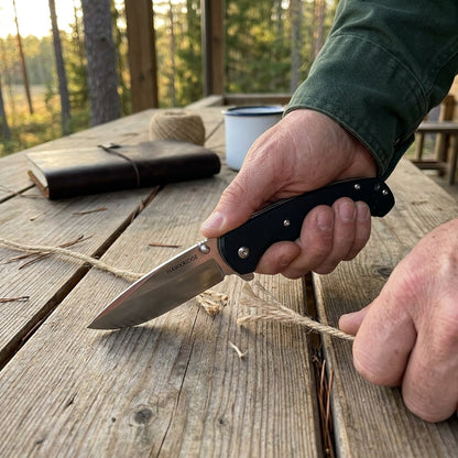 Precision Folding Knife with Assisted Opening | 3.75" Blade & Textured Grip | Corrosion-Resistant, Secure Lock, Ideal for Outdoor and Everyday Use