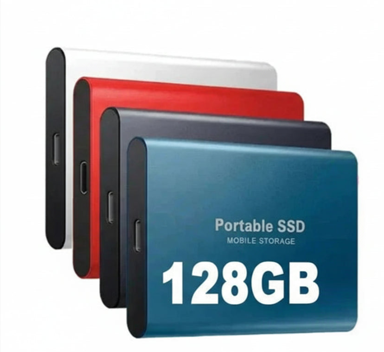 Portable External SSD with High-Speed Data Transfer and Compact Design