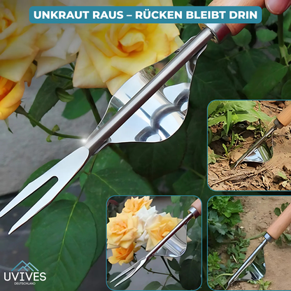Effortless Weeding Tool for Plant Care – Gentle on the Back