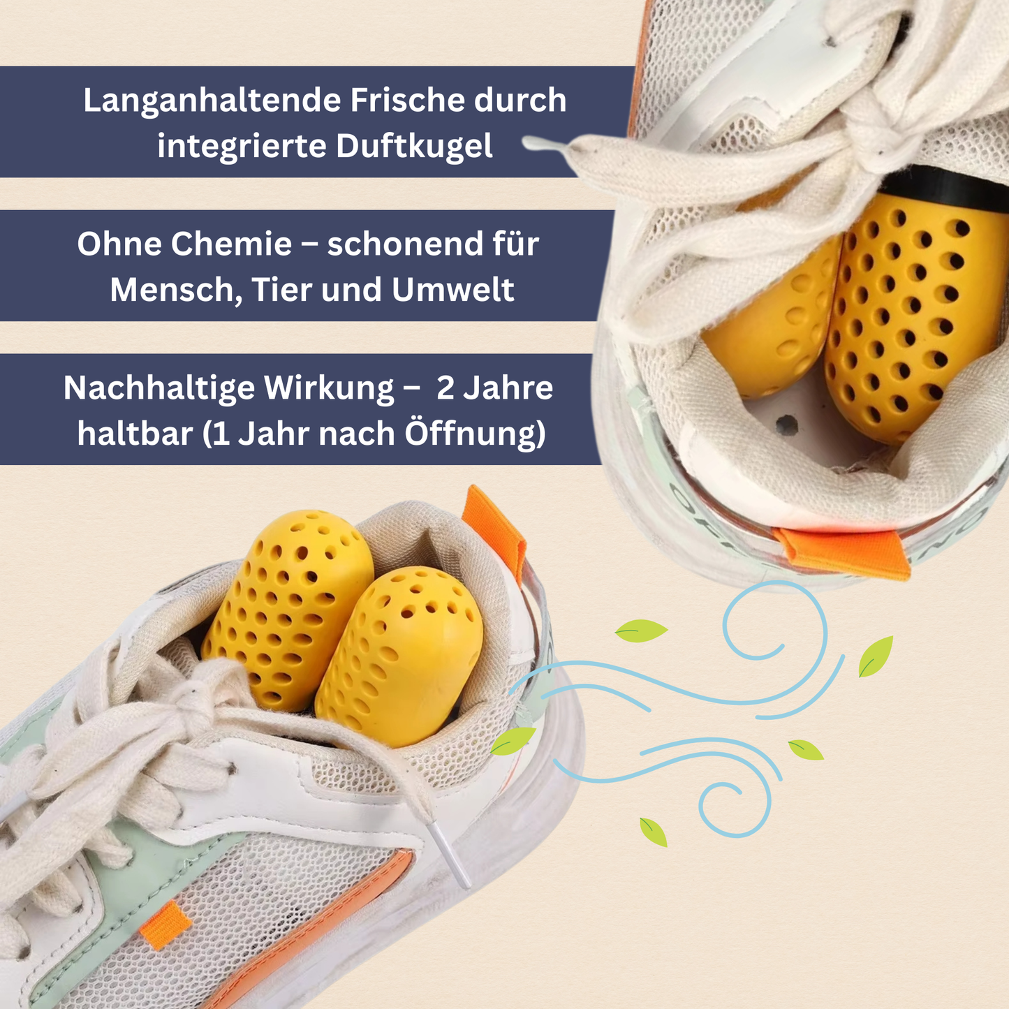 Odor-Free Capsule for Moisture Control in Footwear