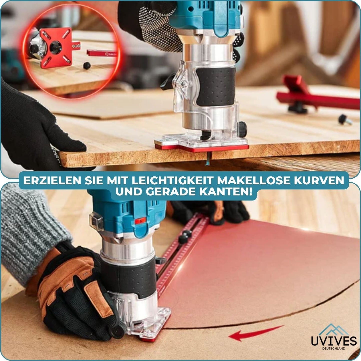 Precision Woodworking Router Template - Aluminum Alloy for Professionals & DIY