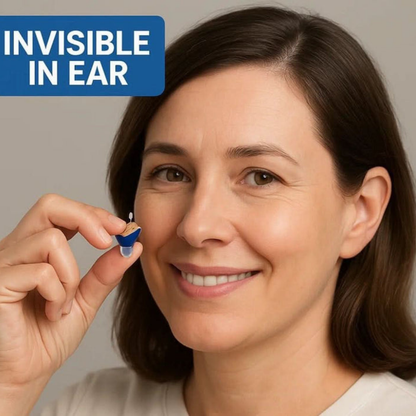 Rechargeable Invisible Earbuds Set for Hearing Assistance