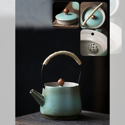 Ceramic Teapot Set in Japanese Design