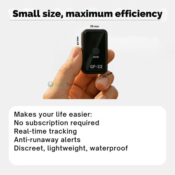 Motorcycle GPS Tracker - Waterproof, Magnetic, No Subscription Needed for Global Use