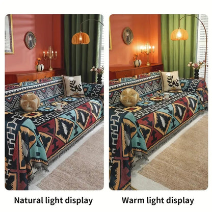 Chic Tribal Pattern Sofa Protector