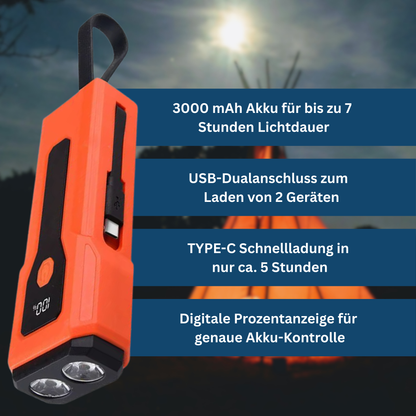 Versatile LED Lantern with Portable Power Bank