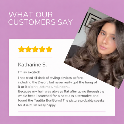 (Buy 1, Get 1 Free) BunBun Curlers – No Heat, Nourishing, and Perfect for a Salon-Quality Look at Home!