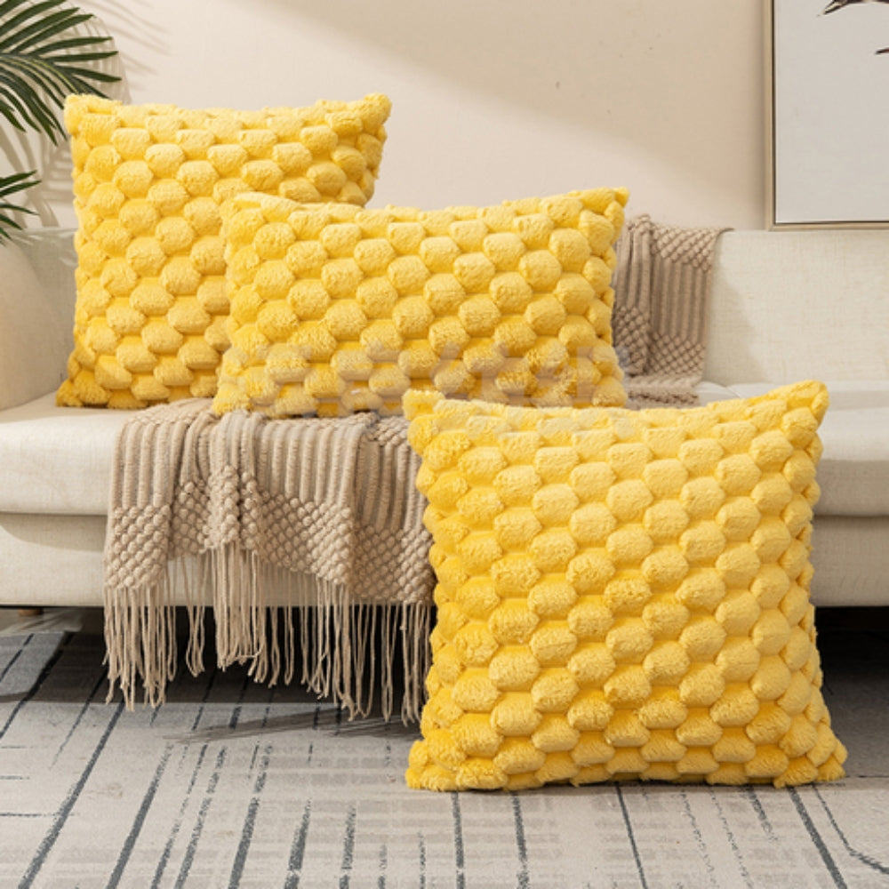Velvet Plush Cushion Cover – Soft Cover for Sofa or Bed