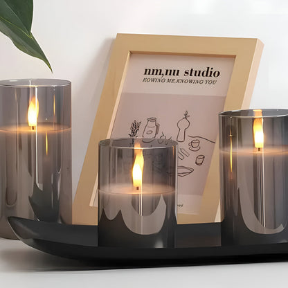 LED Candle with Timer and Remote Control - 3D Effect, Flameless
