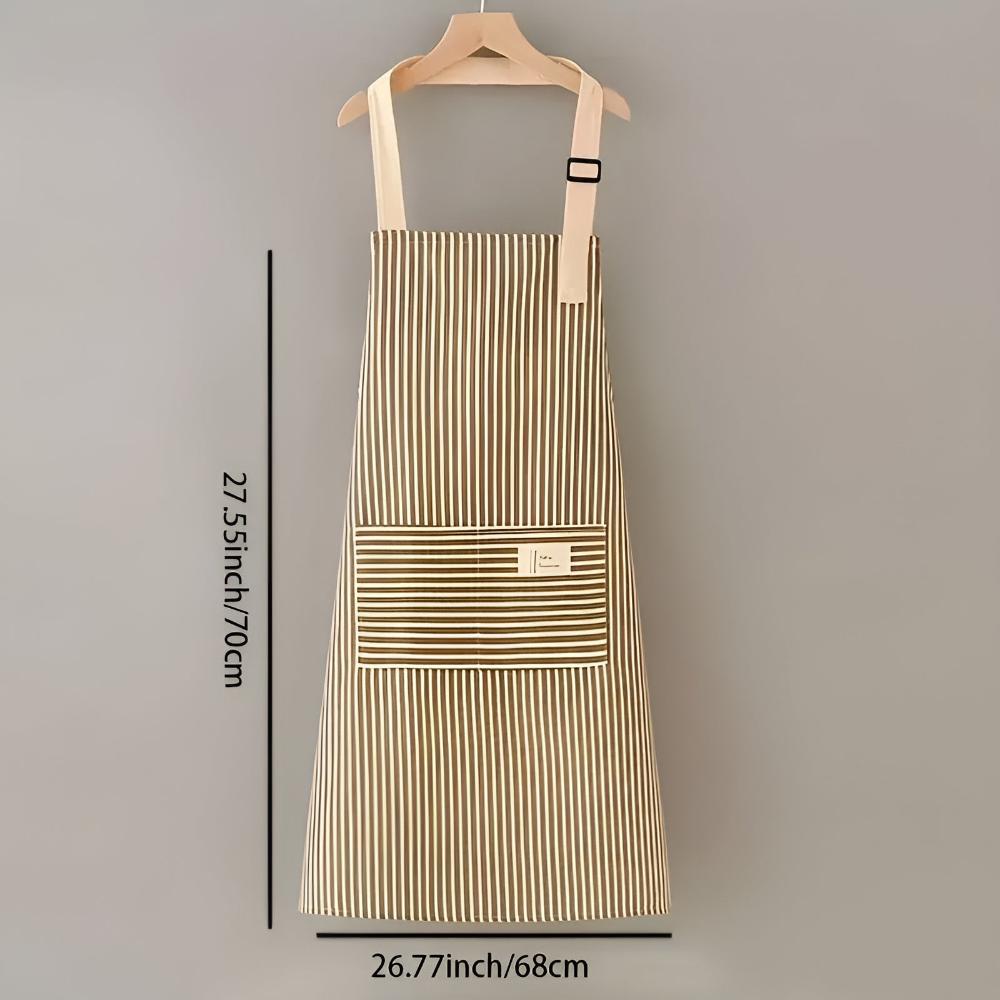 Charming Striped Kitchen Apron for Everyday Chefs