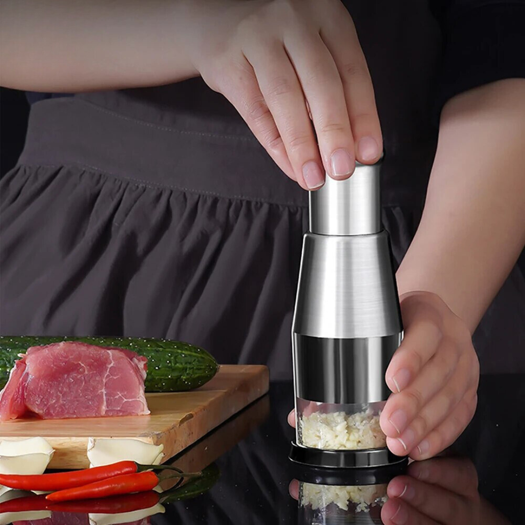 50% OFF | Onion-Garlic Chopper with Hand Press by SpicesBuddy