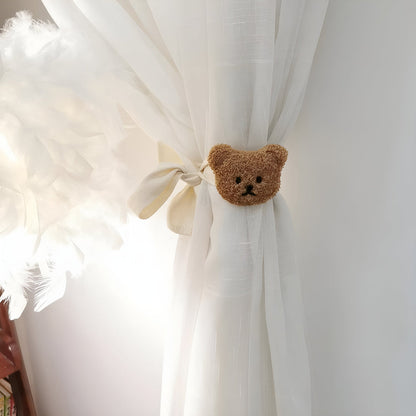 Charming Plush Animal Curtain Holders for Kids' Rooms