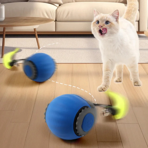 Interactive Rolling Ball for Clever Fun with Your Furry Friends