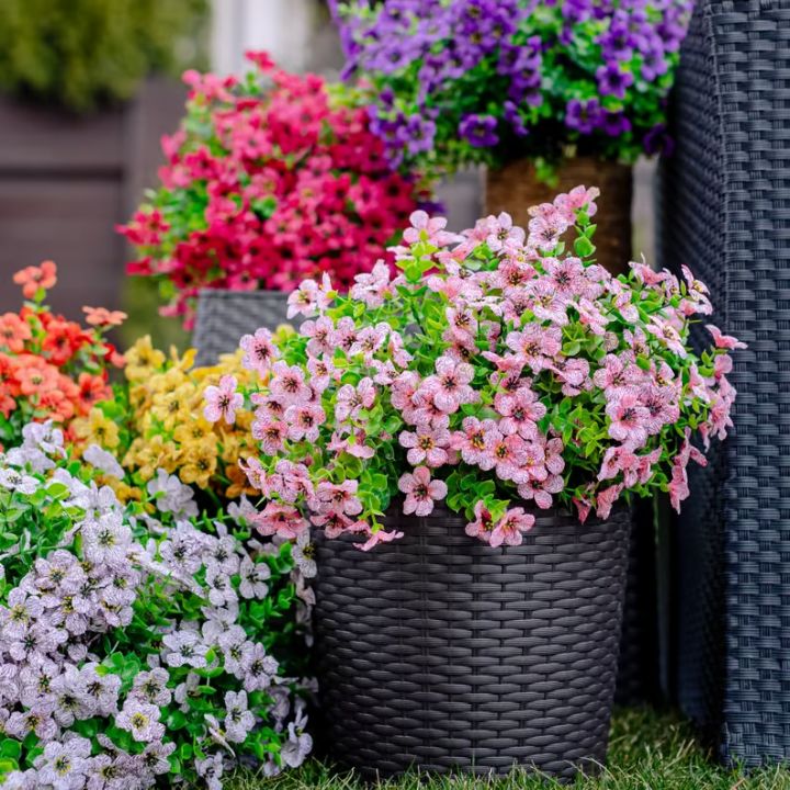 Buy 2 Get 1 Free | Colorful Artificial Flowers for Indoor and Outdoor Use