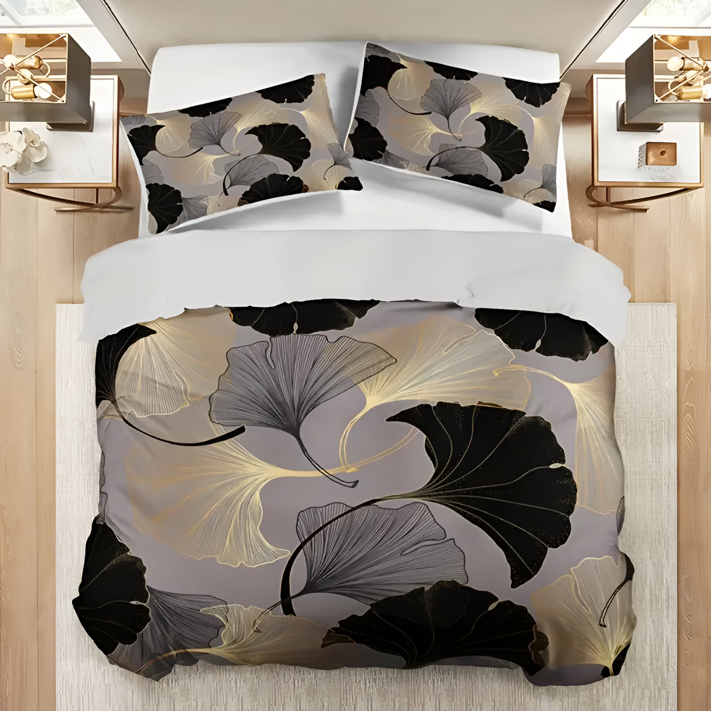Nature-Inspired Cozy Quilt Cover Set for Relaxing Retreats