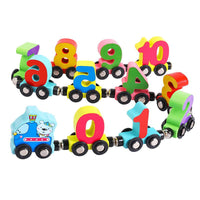 Magnetic alphanumeric train