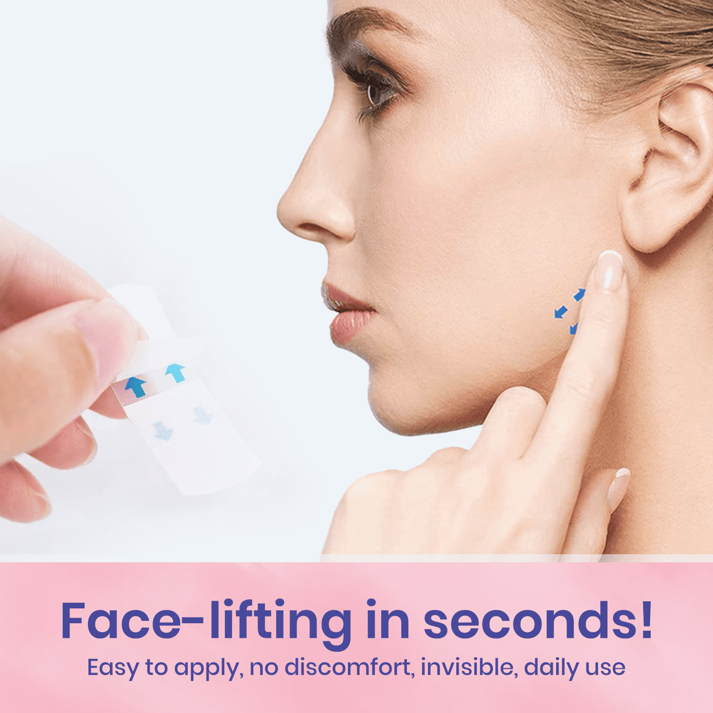 Invisible Lift Tape for Instant Contour Enhancement | Skin-Friendly & Comfortable | Perfect for Everyday Use & Special Events