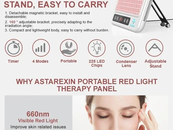 Near Infrared Light Therapy Lamp – 660nm & 850nm for Skin and Wellness