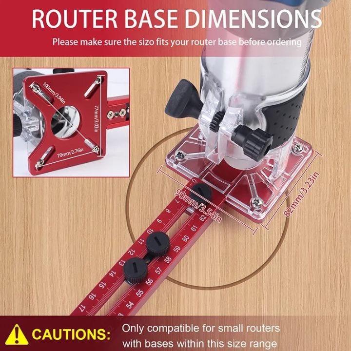 3-in-1 Router Holder – Accurate Wood Milling and Drilling Tools