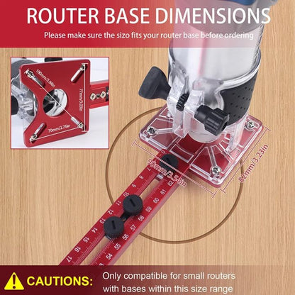 3-in-1 Router Holder – Accurate Wood Milling and Drilling Tools