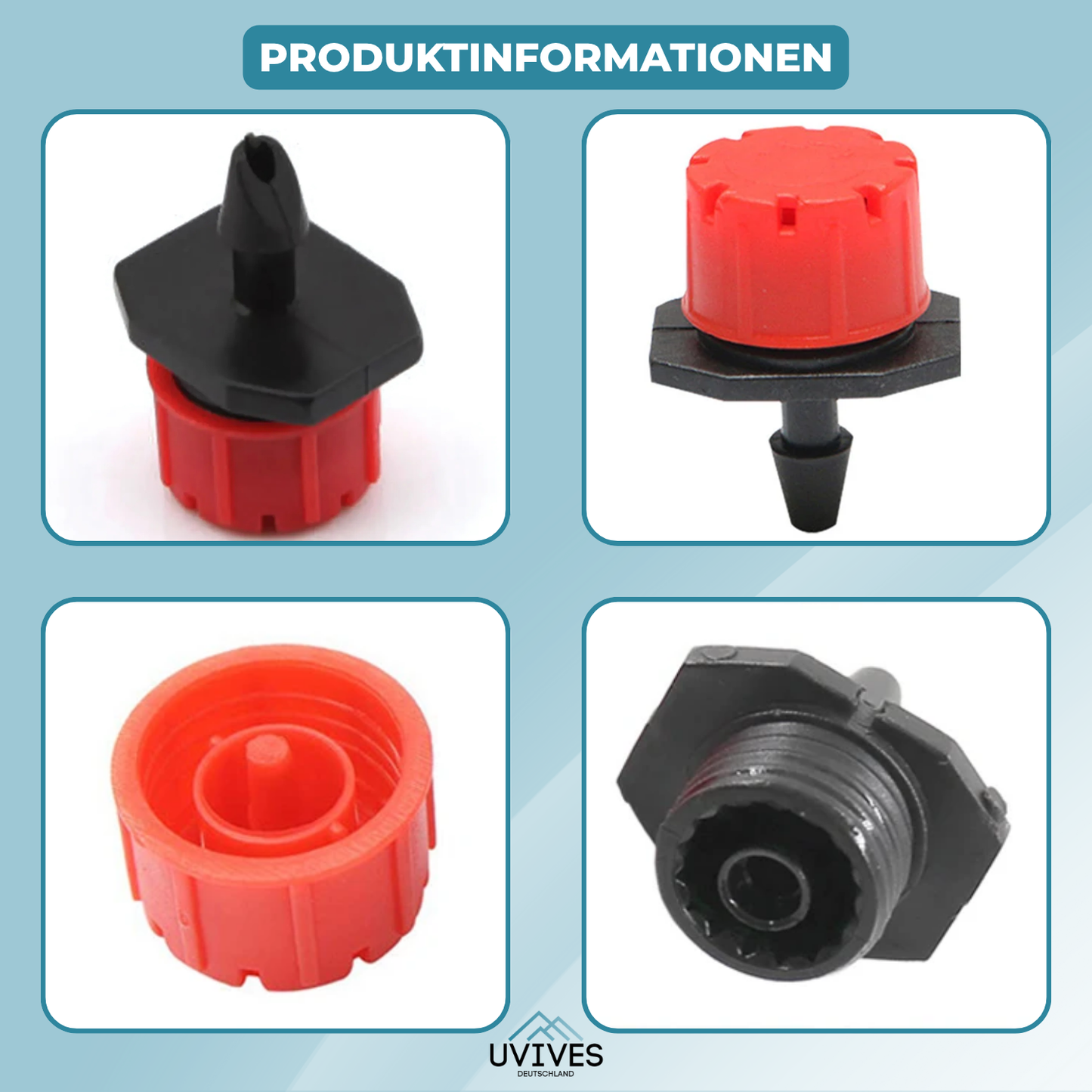 Easy Drip Irrigation System – Set of 100