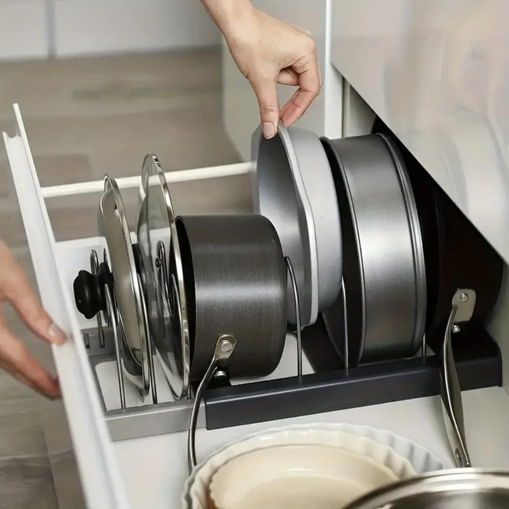 Versatile Cookware Organizer for Pots and Pans