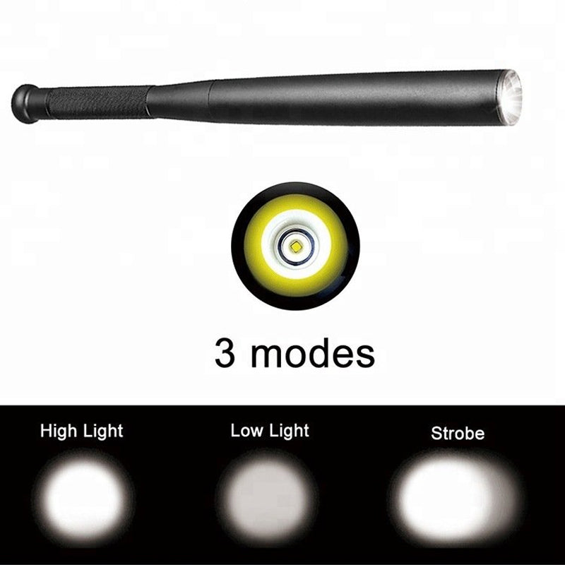 LED Flashlight with Baseball Bat Design