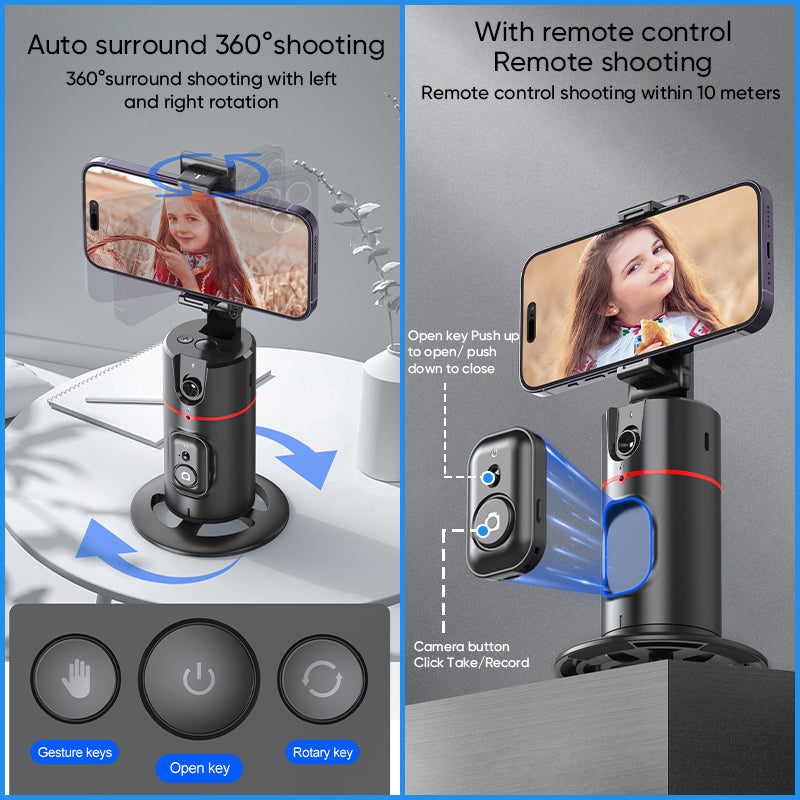 Hands-Free 360° Gimbal with Advanced Face Tracking