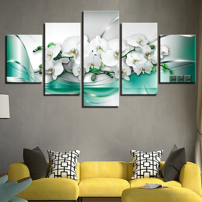Stunning 5-Piece Tulip Canvas Art Set for Vibrant Spaces