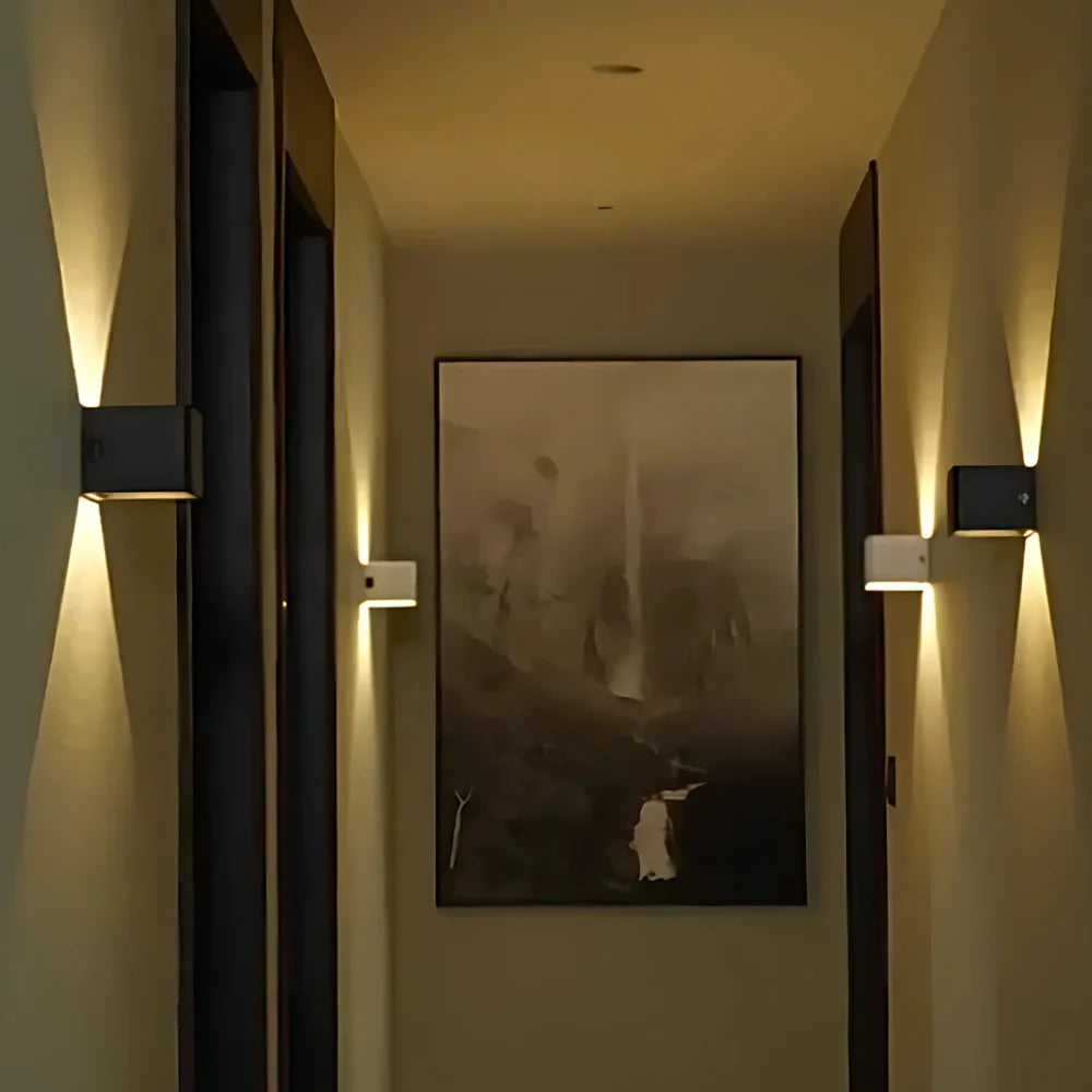 Magnetic Wall Light with Two Adjustable Panels – Durable and Sturdy