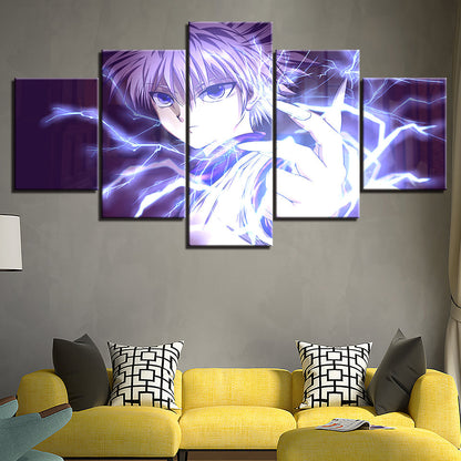 Canvas Wall Art Print - Anime Themed Boy Lighting Decor