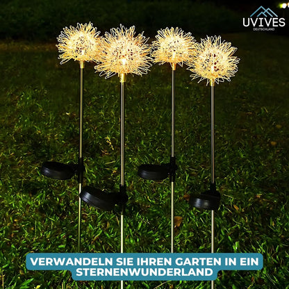 Waterproof Solar Garden Light in Dandelion Design