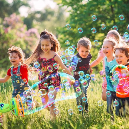 BubbleBuddy – Portable Dinosaur Bubble Blaster for Endless Fun! 🦖🫧