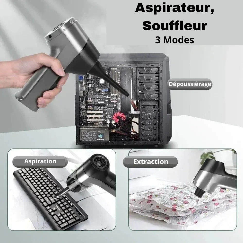 Lightweight Cordless Vacuum for Cars - High Suction Power