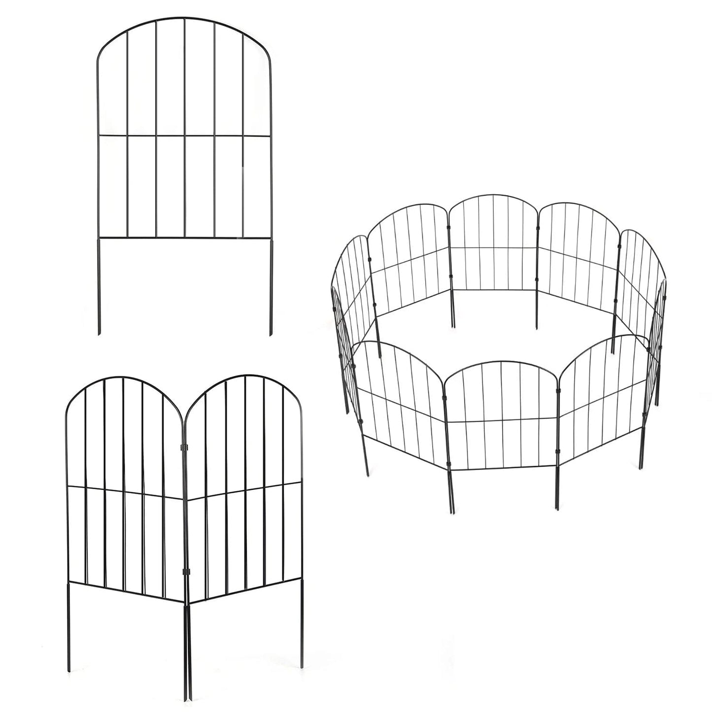 Stylish Fence for Immediate Protection of Plants and Pets