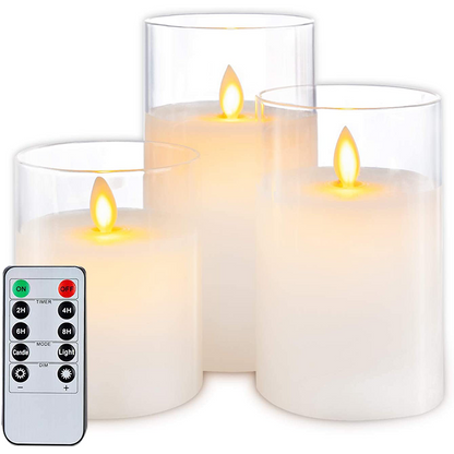 Safe Cozy Atmosphere with Realistic Flameless Candle Light