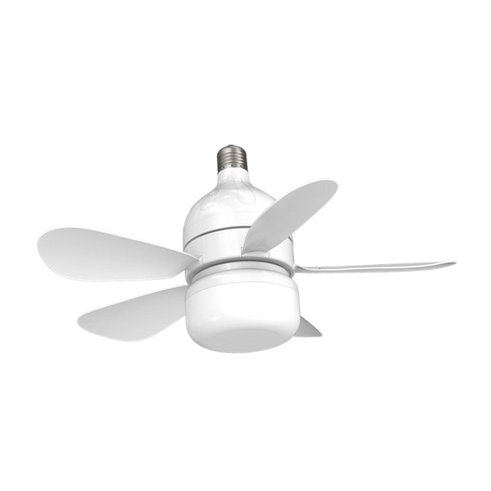 Remote-Controlled 2-in-1 Ceiling Fan Light with E27/B22 Base