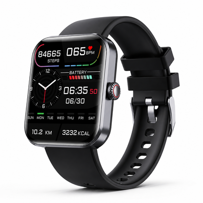 Smart Glucose Tracker Watch with 5-Day Battery Life