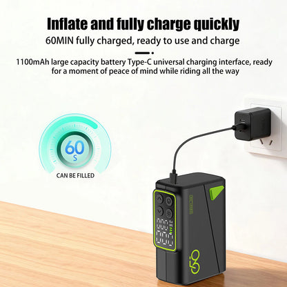 Electric Bicycle Inflator by AirVoltix