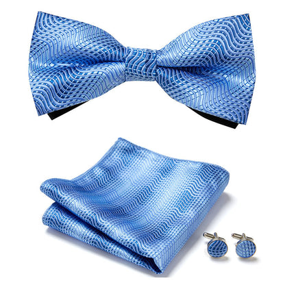 Three-Piece Set Featuring Stylish Bowties