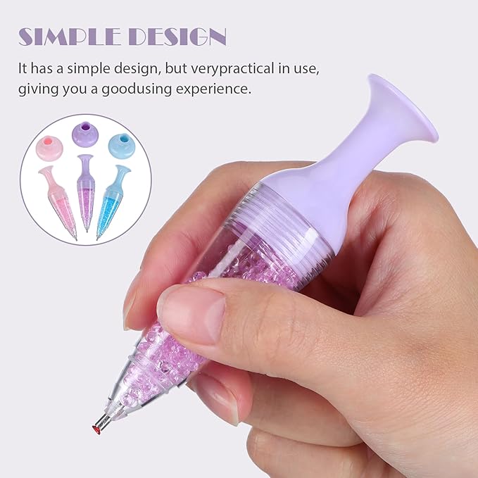 SparkleMarker - Creative Diamond Art Tool with Floral Design