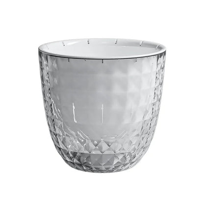 Transparent Flower Pot with Self-Watering and Double Wall System