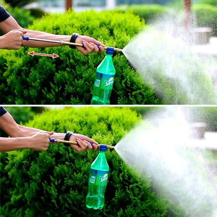 Effortless Plant Watering with Any Bottle Attachment