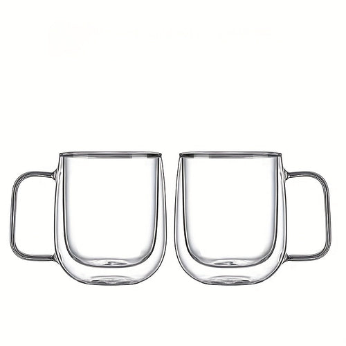 Double-walled Borosilicate Glass Mug – Heat Resistant and Stylish