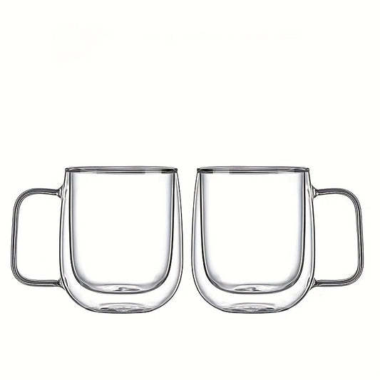Double-walled Borosilicate Glass Mug – Heat Resistant and Stylish