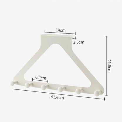 Triangle Wall Hook | No-Drill Space Saver for Coats & Bags