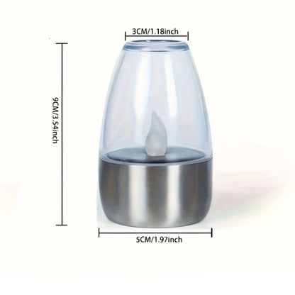 Rechargeable Flickering Lantern for Outdoor and Restaurant Lighting