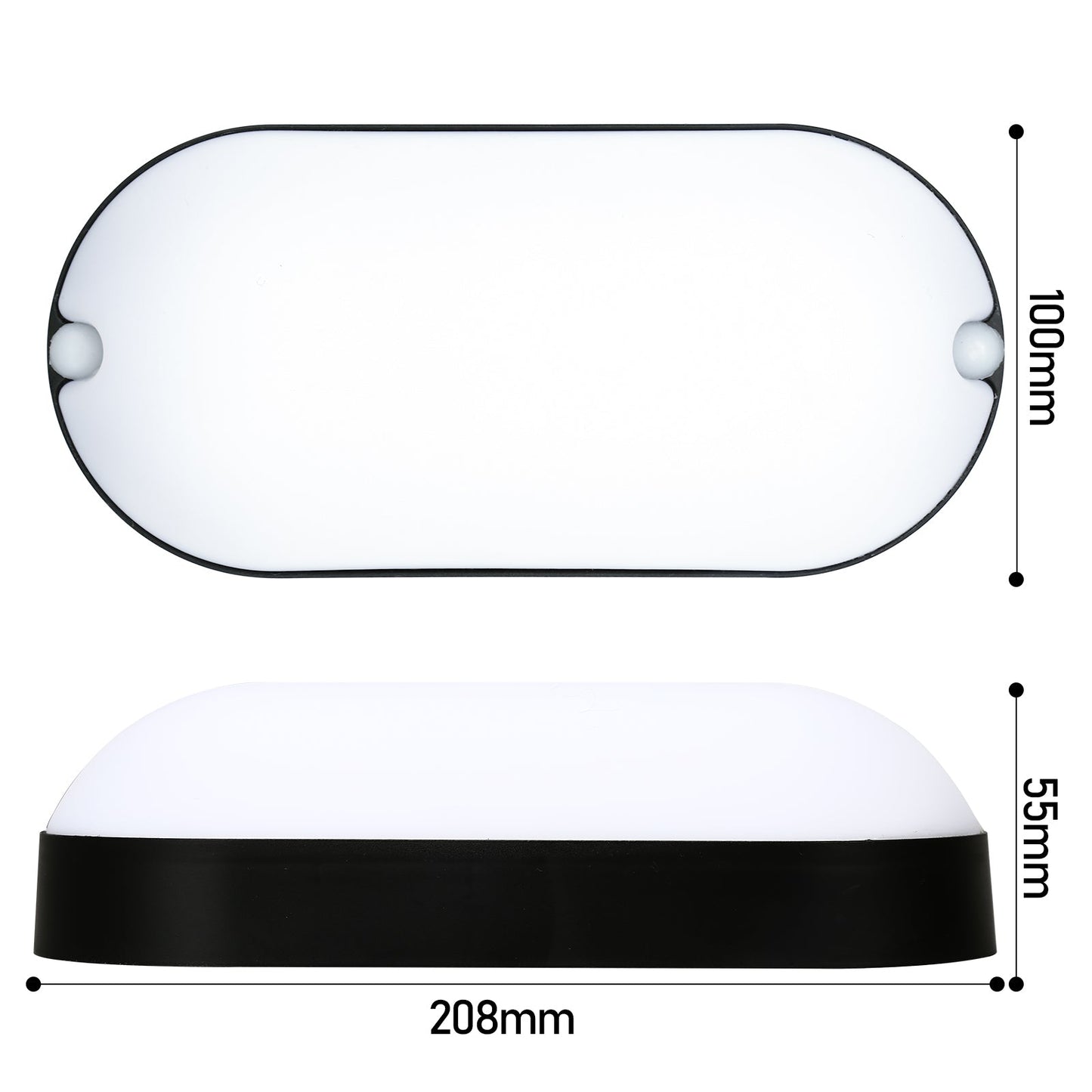 Set of 2 IP54 15W LED Waterproof Lights