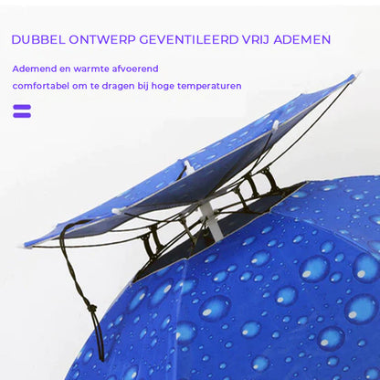 Hands-Free Sun and Rain Protection Hat – Stay Fully Covered