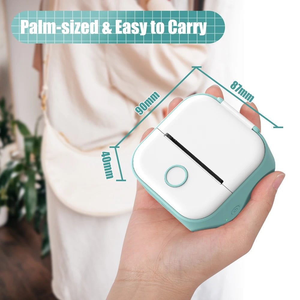 Compact Mini Photo Printer – Ink-Free Thermal Printing for On-the-Go